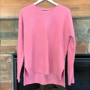 Pure Amici 100% cashmere pink sweater M